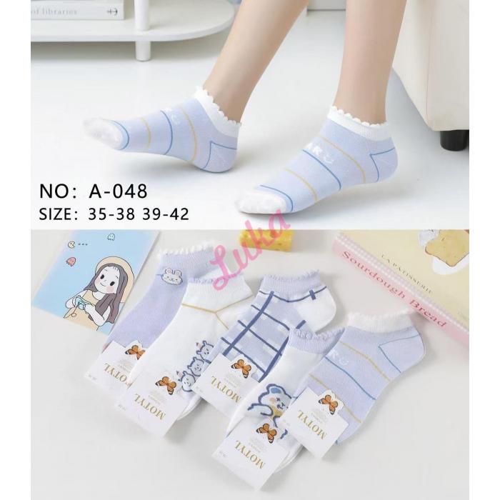 Women's low cut socks Motyl MYB-0035