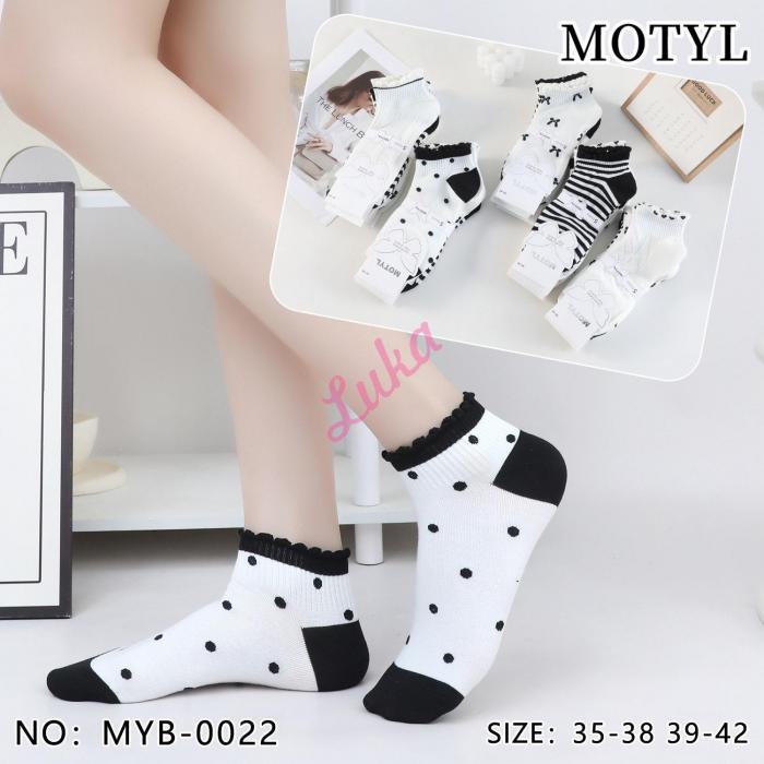 Women's low cut socks Motyl MYB-0026