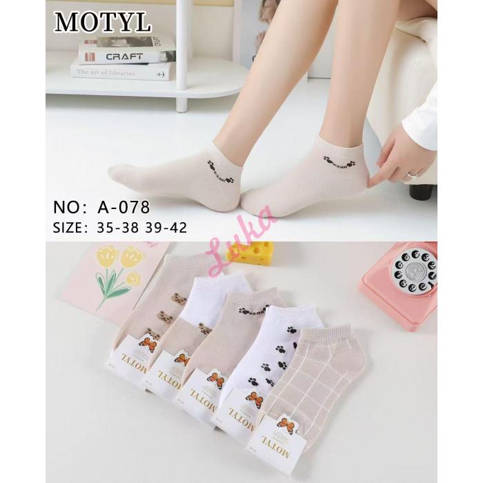 Women's low cut socks Motyl MYB-0022