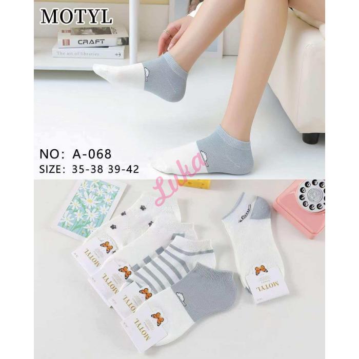 Women's low cut socks Motyl A-033