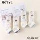 Women's low cut socks Motyl LN-863