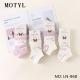 Women's low cut socks Motyl LN-867