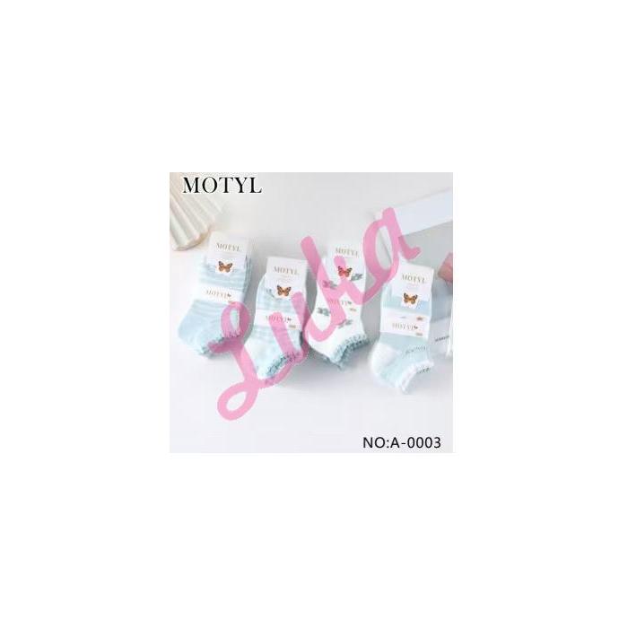 Women's low cut socks Motyl LN-872