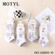 Women's low cut socks Motyl A-0003