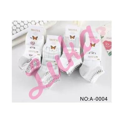 Women's low cut socks Motyl LN2025-10