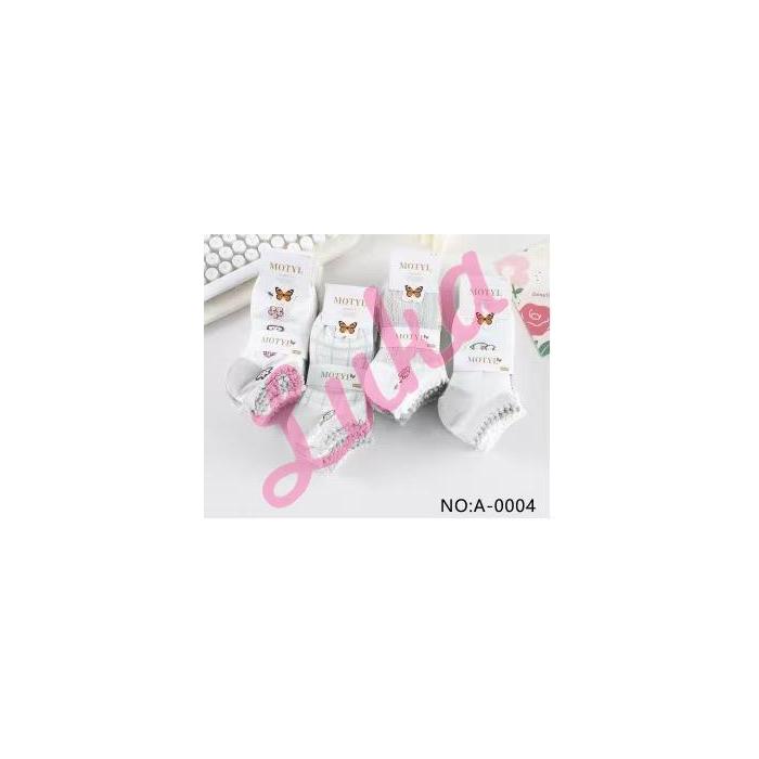 Women's low cut socks Motyl LN2025-10