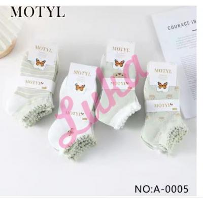 Women's low cut socks Motyl LN2025-7