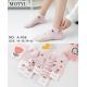 Women's low cut socks Motyl A-050