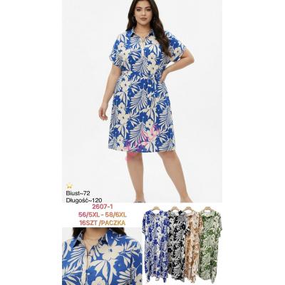 Women's dress Ellen Rose KOD-2607-1