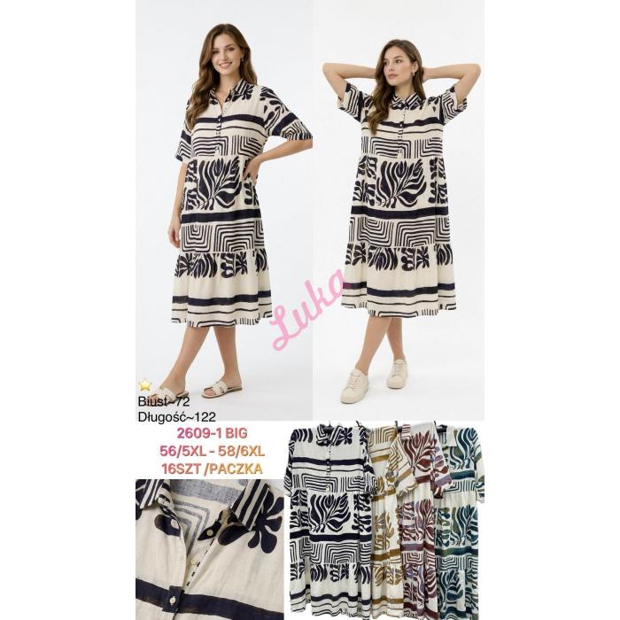 Women's dress Ellen Rose KOD-2610-1