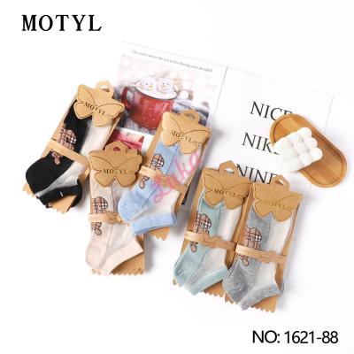 Women's low cut socks Motyl NO-1621-88