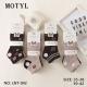 Women's low cut socks Motyl LNT-045