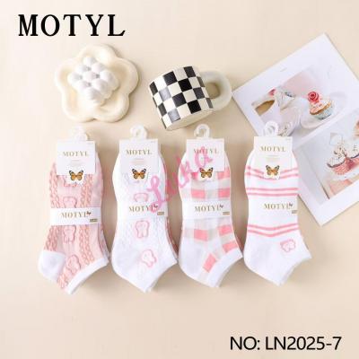 Women's low cut socks Motyl LN2025-7