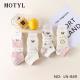 Women's low cut socks Motyl LN-848