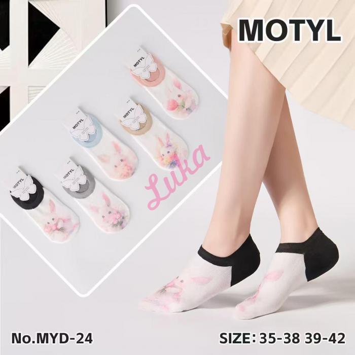 Women's low cut socks Motyl MYD-22