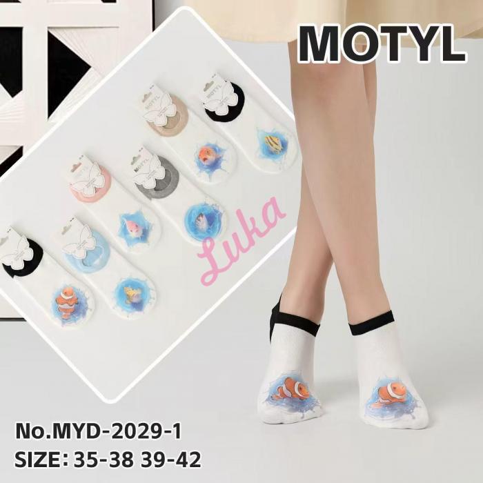 Women's low cut socks Motyl MYD-25