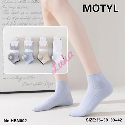 Skarpety damskie Motyl HBN-003