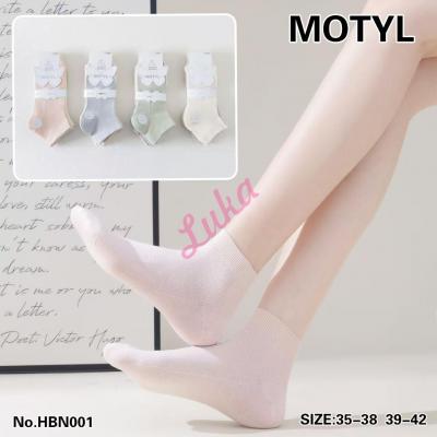 Skarpety damskie Motyl HBN-002