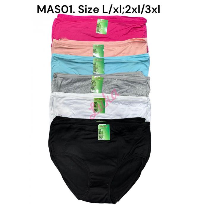 Women's bamboo panties MAS63 Big Size