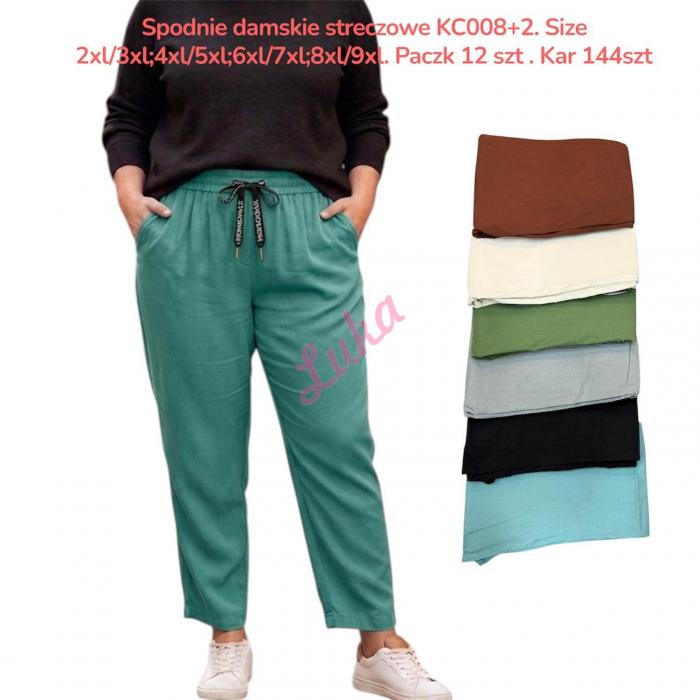 Spodnie damskie bambusowe D&A KC008+1