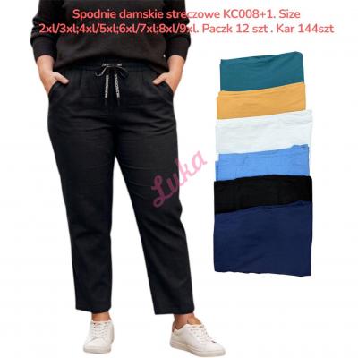 Spodnie damskie bambusowe D&A KC008+1