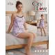 Women's turkish pajamas City Love bar-001