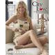 Women's turkish pajamas City Love bar-005