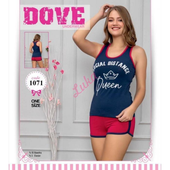 Women's turkish pajamas Dove NUM-1060