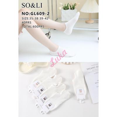 Women's low cut socks So&Li GL609-2