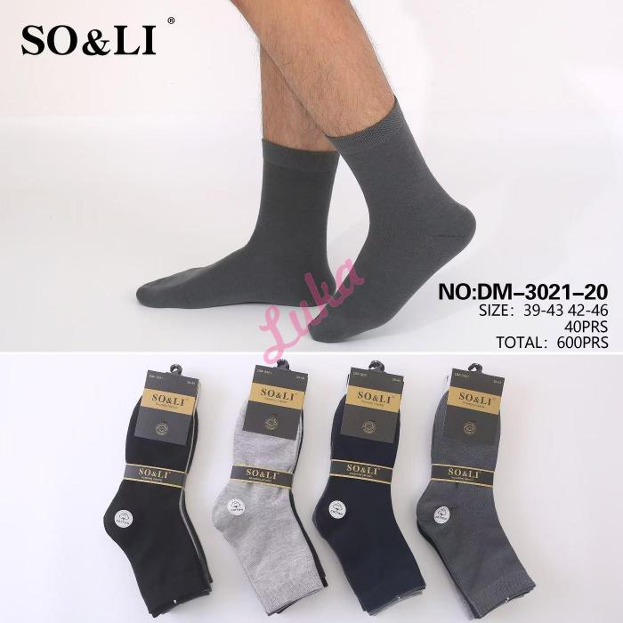 Men's socks SO&LI DM3021-9