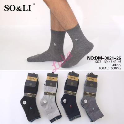 Men's socks SO&LI DM3021-26