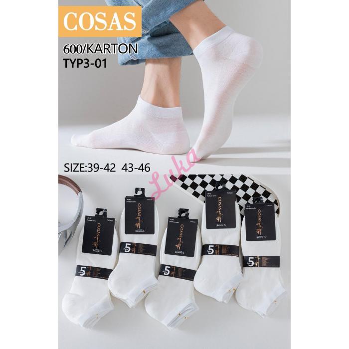 Men's low cut socks Cosas WBP1-49
