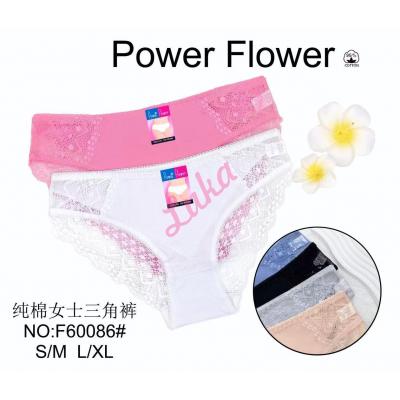 Women's Panties Power Flower F60086