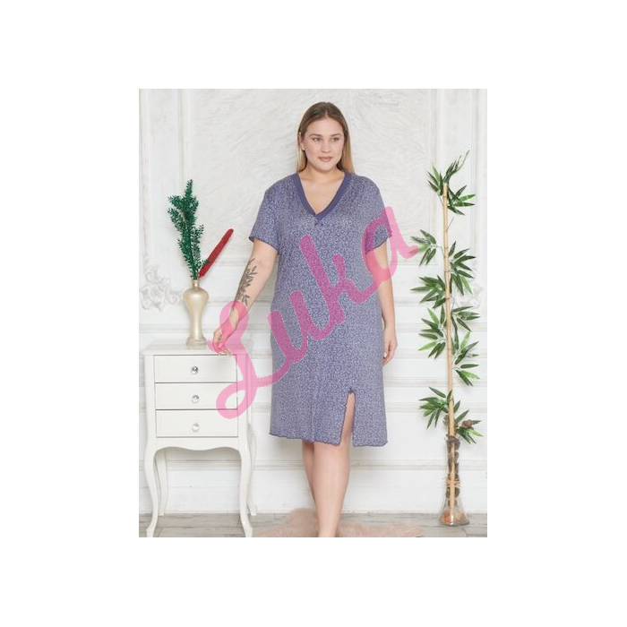 Koszula nocna turecka Morella wiskoza PR-22023 5-7XL