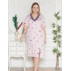 Koszula nocna turecka Morella wiskoza PR-22025 5-7XL