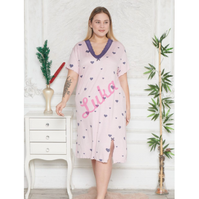 Koszula nocna turecka Morella wiskoza PR-22025 5-7XL