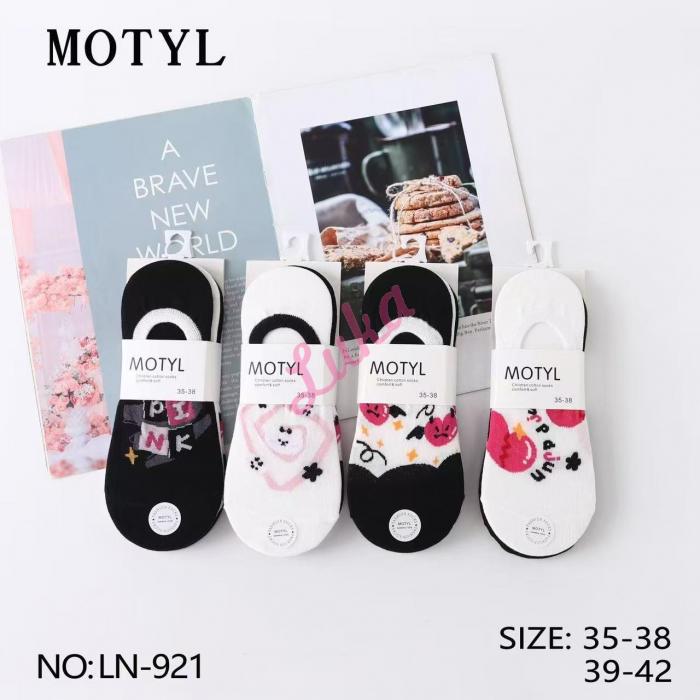 Women's low cut socks Motyl LN-95