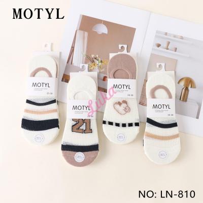 Women's low cut socks Motyl LN-810