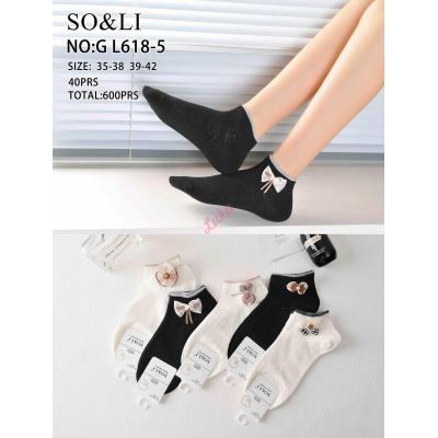 Women's low cut socks So&Li GL618-5