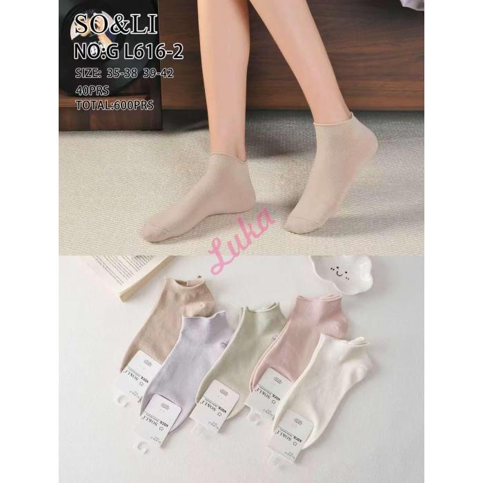 Women's low cut socks So&Li GL616-1
