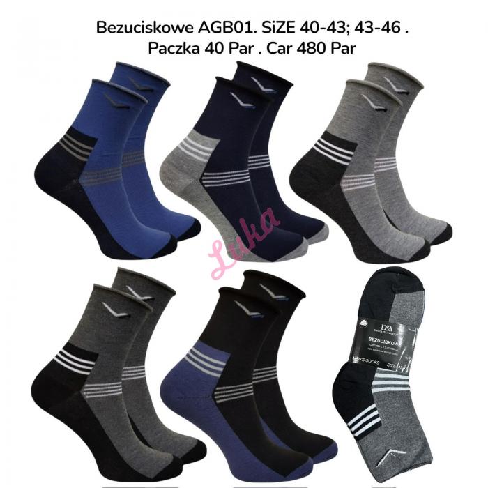 Men's pressure free Socks Silver AGB-01