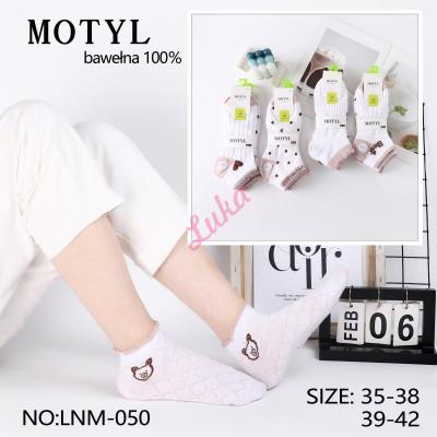 Women's low cut socks Motyl LNM-050
