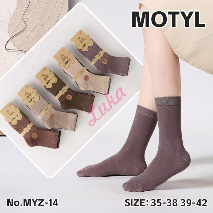Women's socks bamboo Motyl MYZ-15