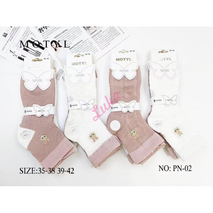 Women's socks Motyl PN-01