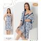 Women's turkish nightgown NUR-228 Set