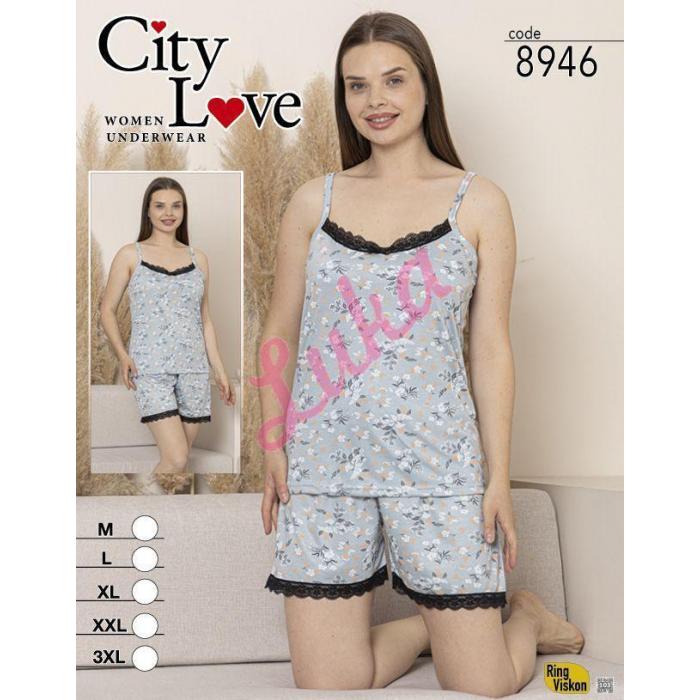 Women's turkish pajamas City Love 8964