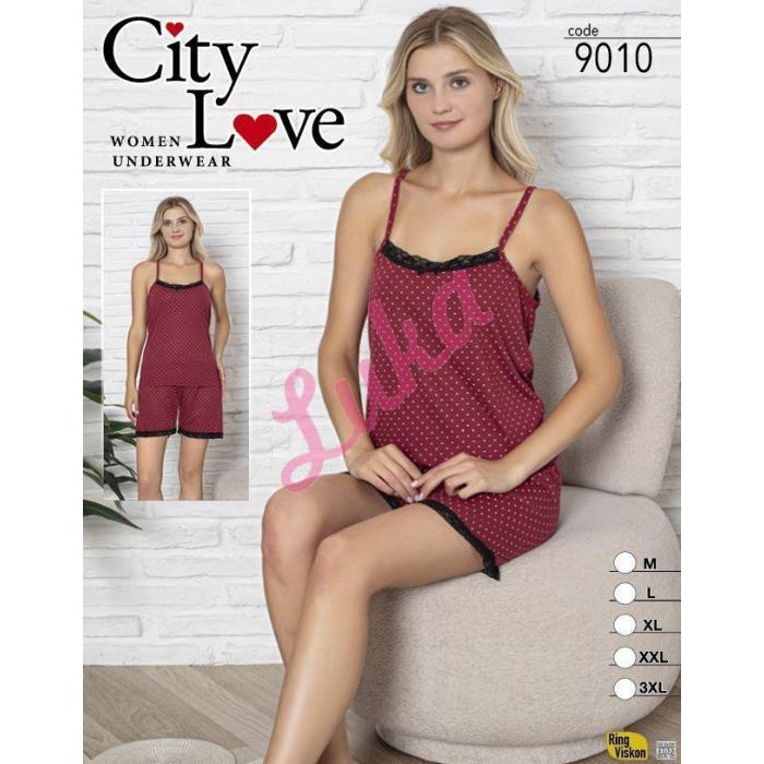 Piżama damska turecka City Love 8976