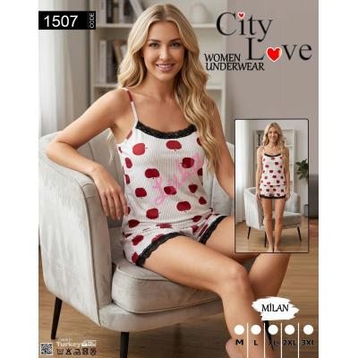 Women's turkish pajamas City Love 9011