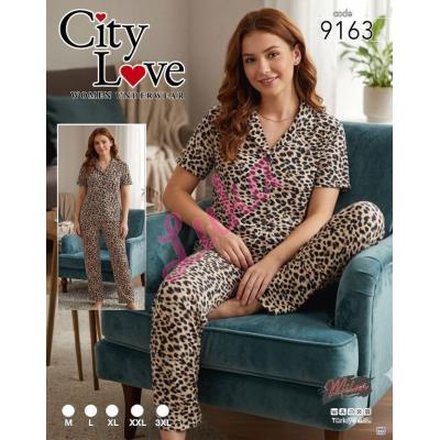 Women's turkish pajamas City Love 9172