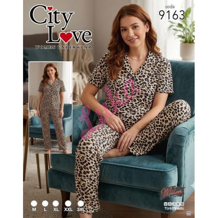 Women's turkish pajamas City Love 9172